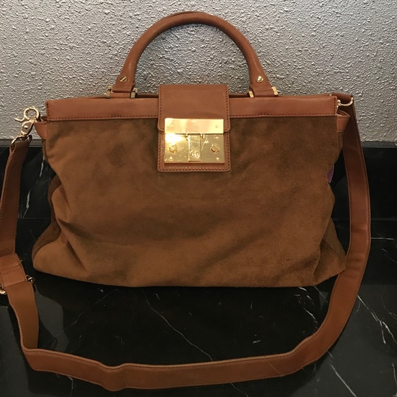 Tory Burch Handbags - Tory Burch suede tote
